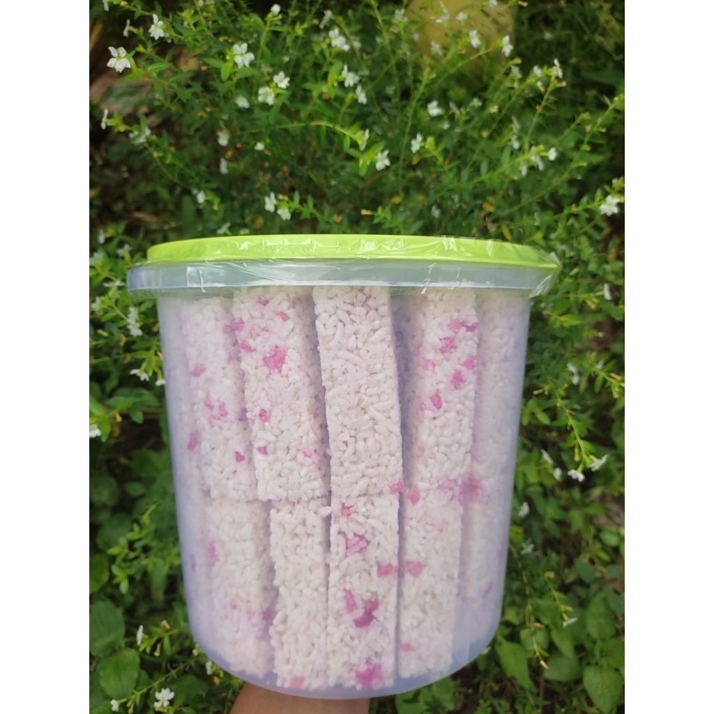 Jipang/teng-teng beras has Betawi asam manis ukuran toples 5 liter