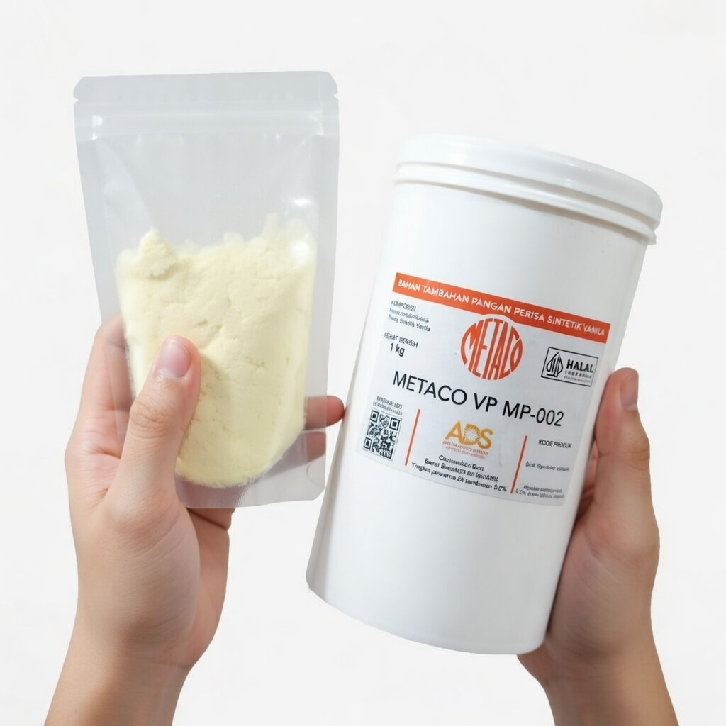 Vanila Kuning Metaco Kemasan Repack Vanili bubuk 100 Gram