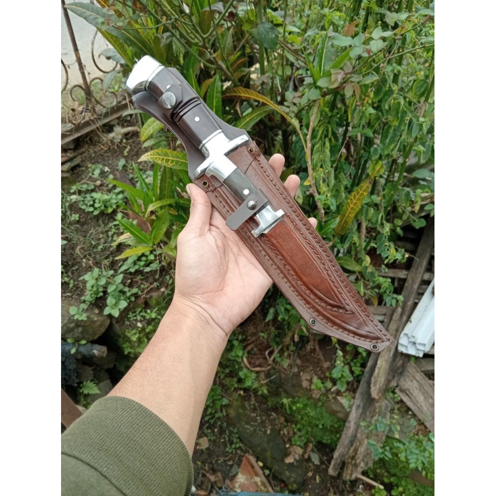 PISAU RAMBO ANAK ASLI BAJA/ PISAU HIKING/ PISAU SURVIVAL/ PISAU CAMPING/ PISAU OUTDOOR