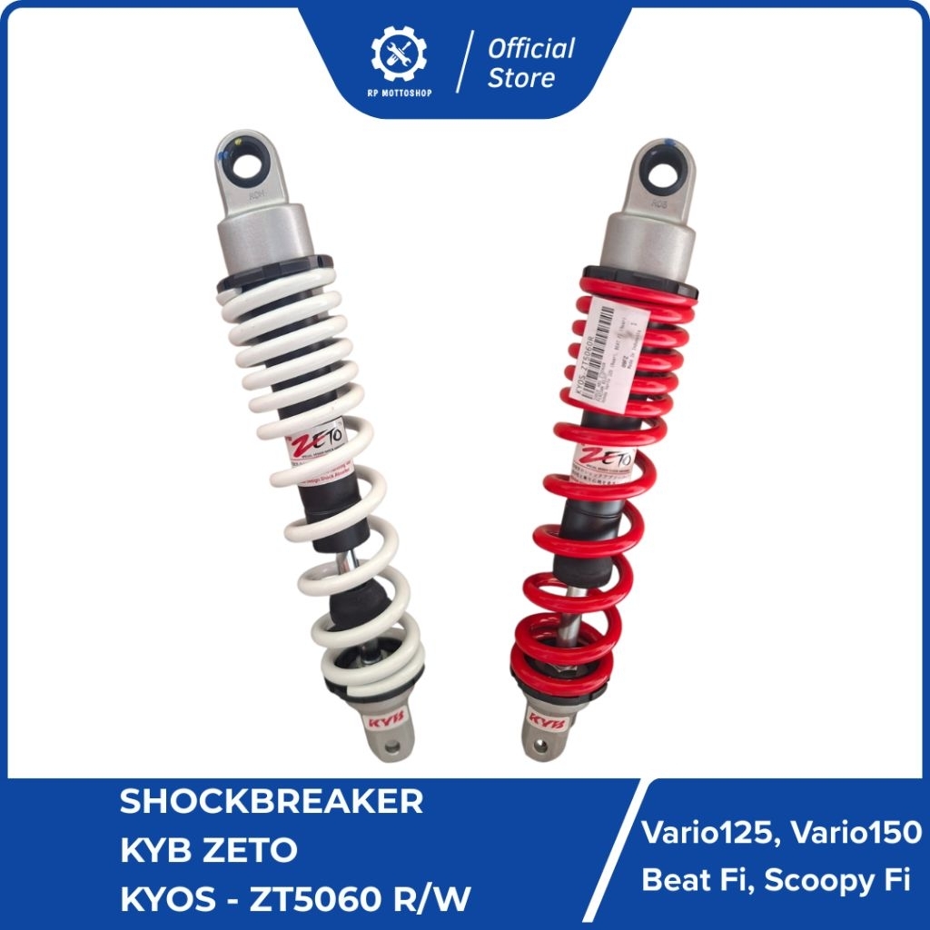 KYB ZETO Shockbreaker Belakang Honda Vario125 Beat Fi
