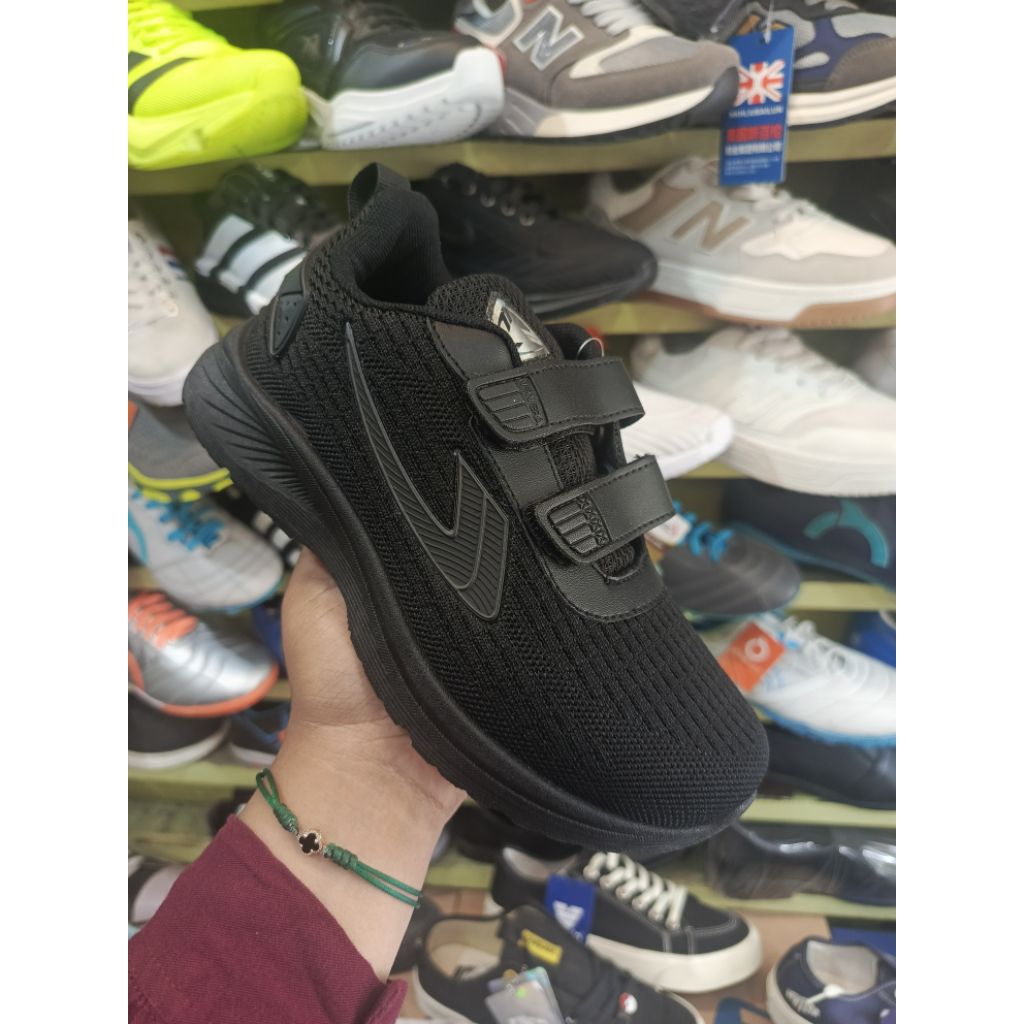 Sepatu Sekolah Anak Hitam Hitam Pro Lexus New Era