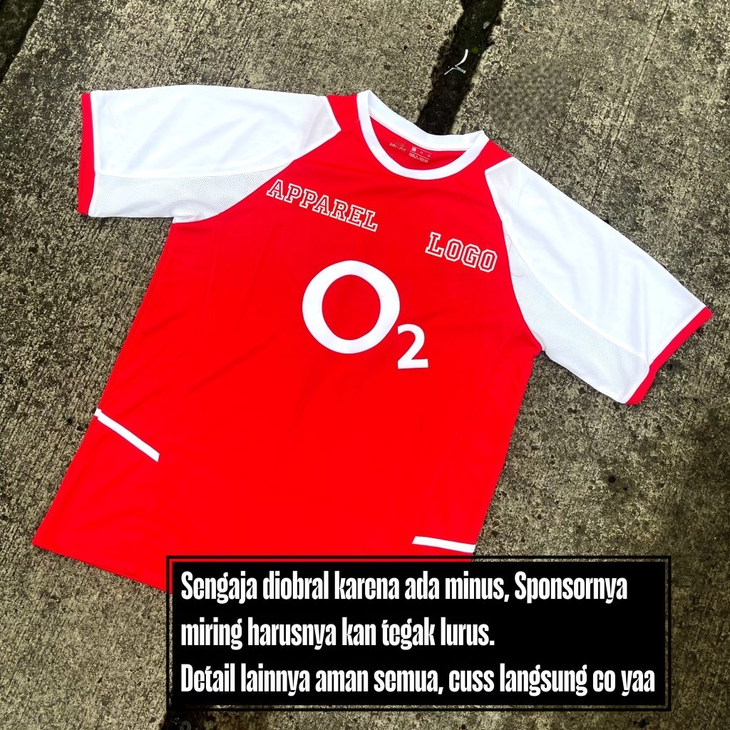 OBRAL JERSEY RETRO Jersey Senal Home 2004 2006 A3 Version