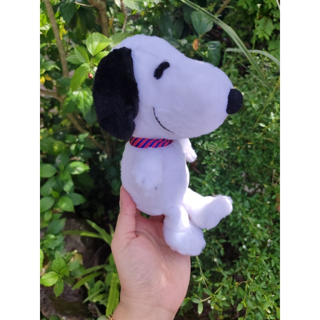 boneka Snoopy berbulu original Snoopy peanuts