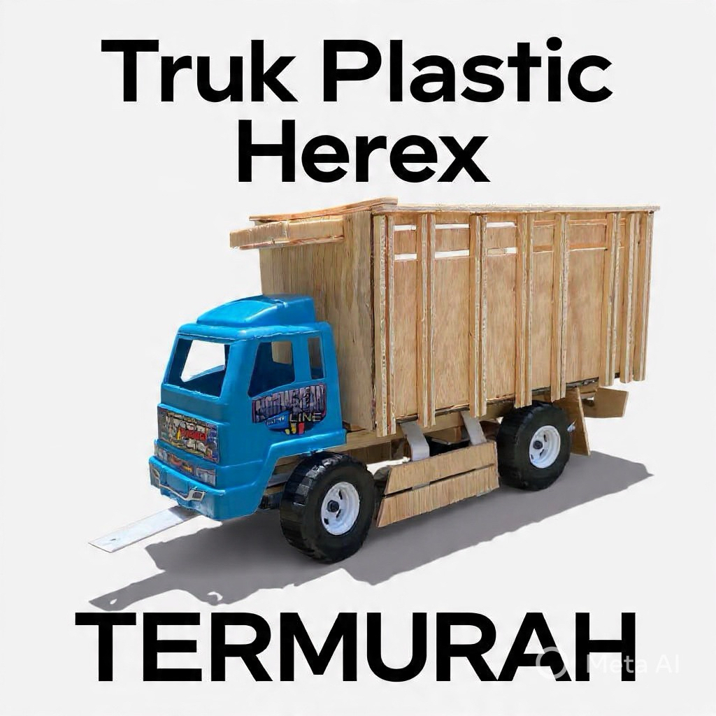 Miniatur Truk Oleng Bahan Plastik Modif Herex Termurah