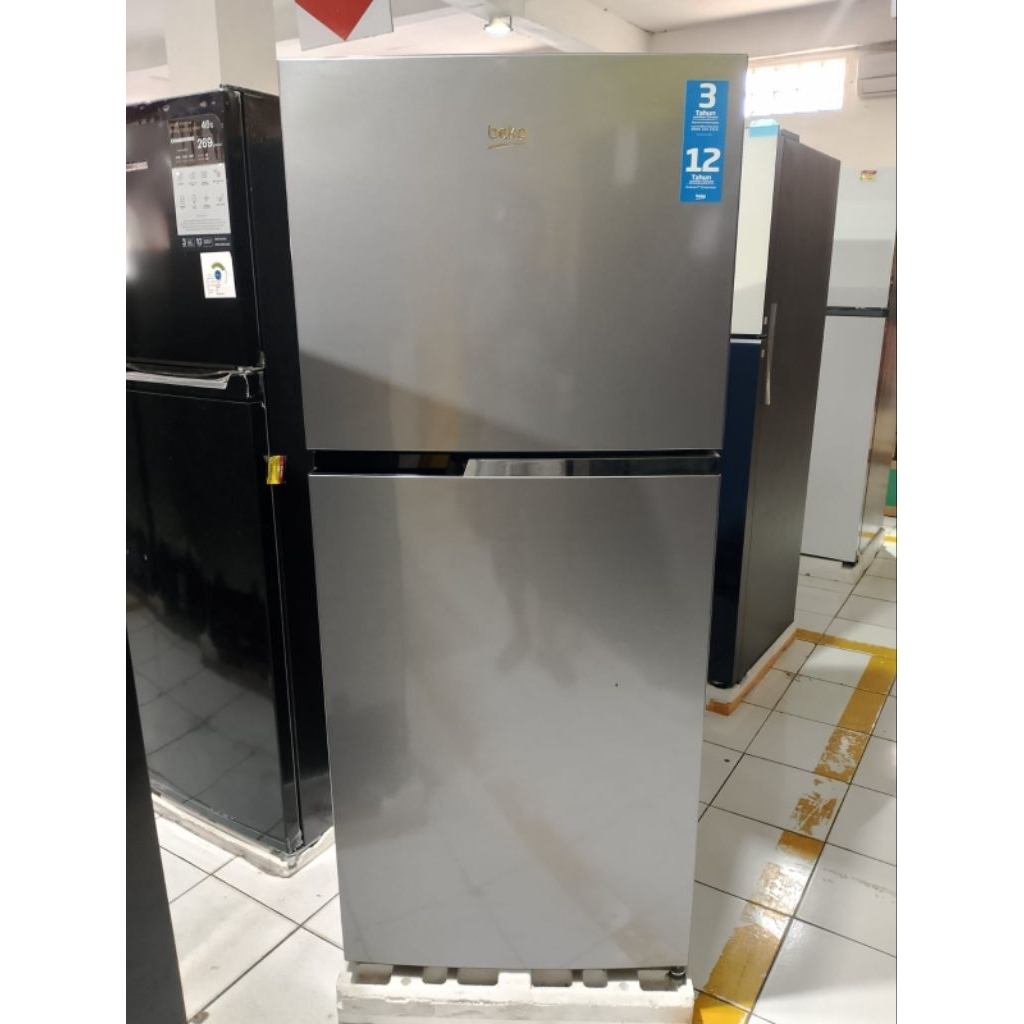 BEKO RDNT371I50S KULKAS 2 PINTU 371 LITER - SILVER