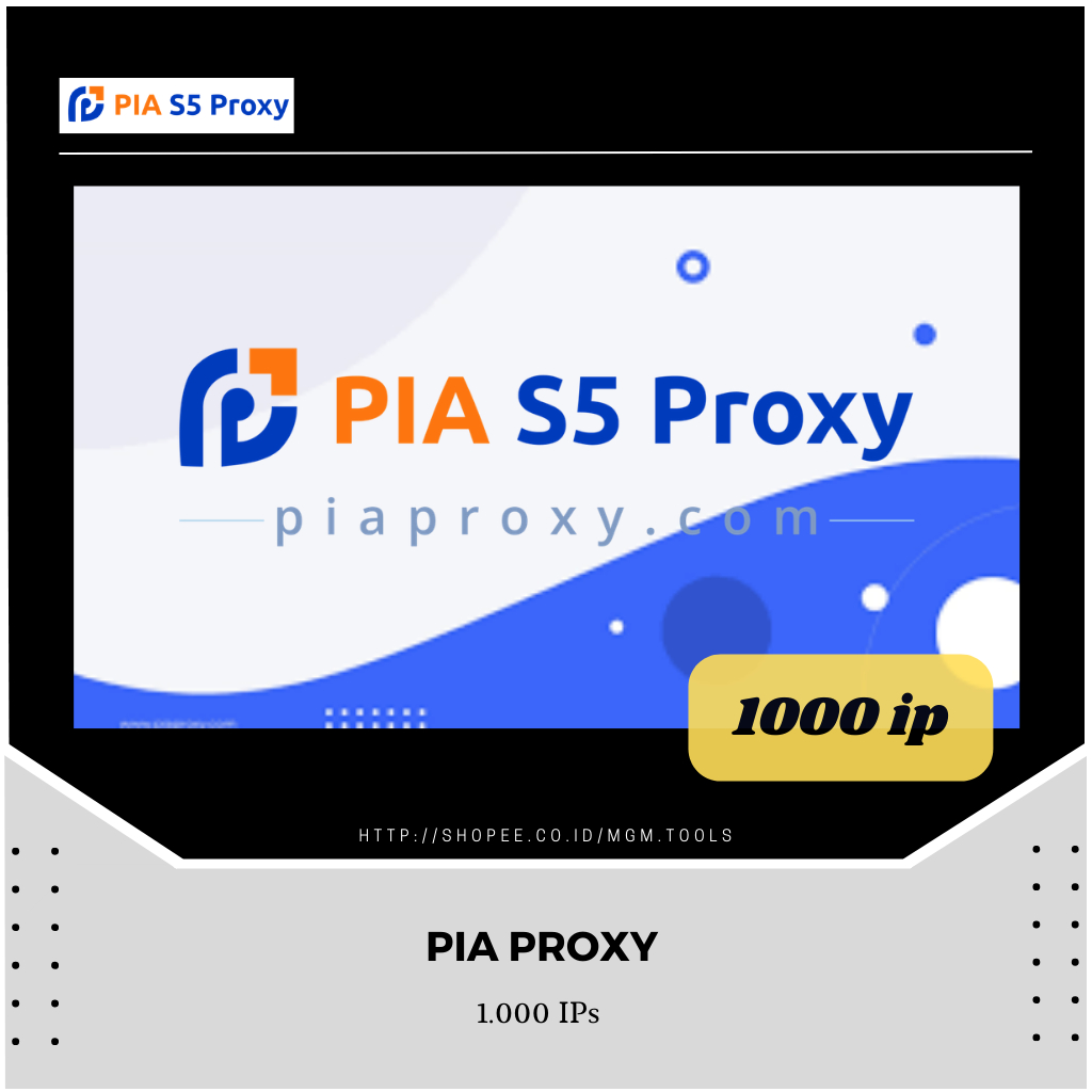 Pia Proxy 1000 IPs | CDKey