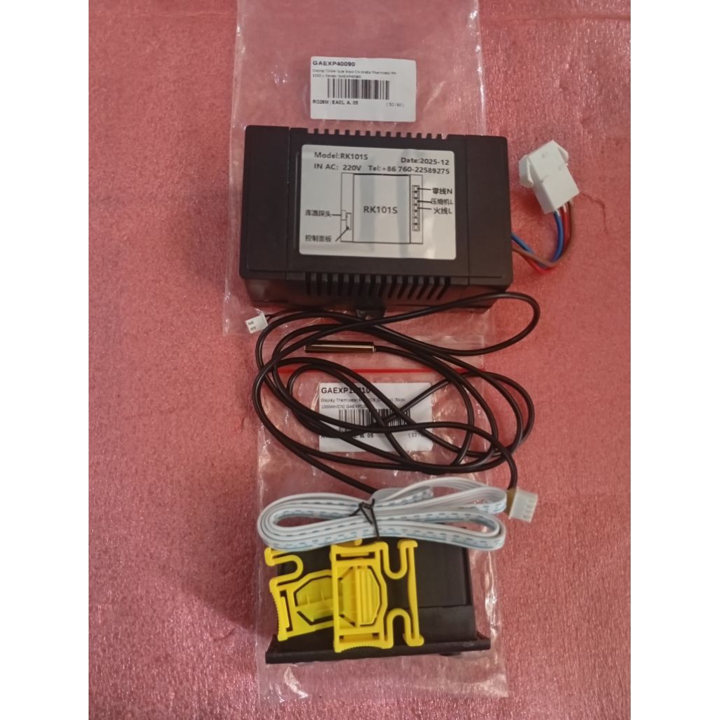 THERMOSTAT (1 SET)GEA Showcase 2pintuEXPO 1000IC NEW ORIGINAL GEA
