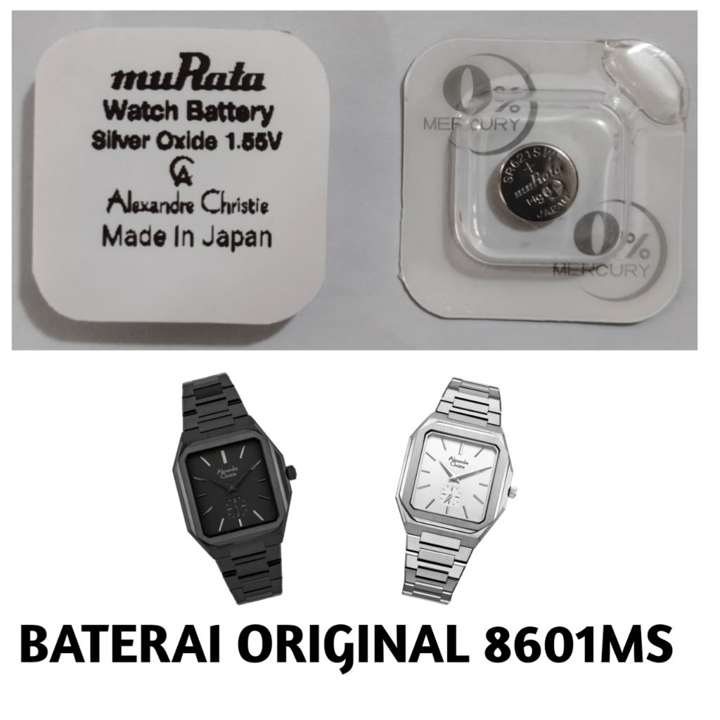 Baterai jam Alexandre Christie original 8601MS