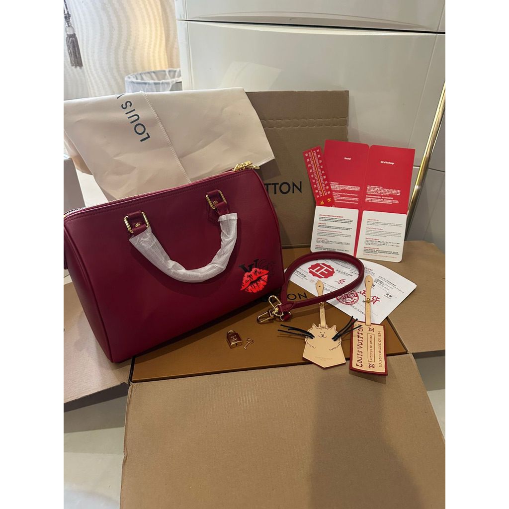 Tas Wanita Kulit Asli / Premium Impor / Tas Merah Cantik