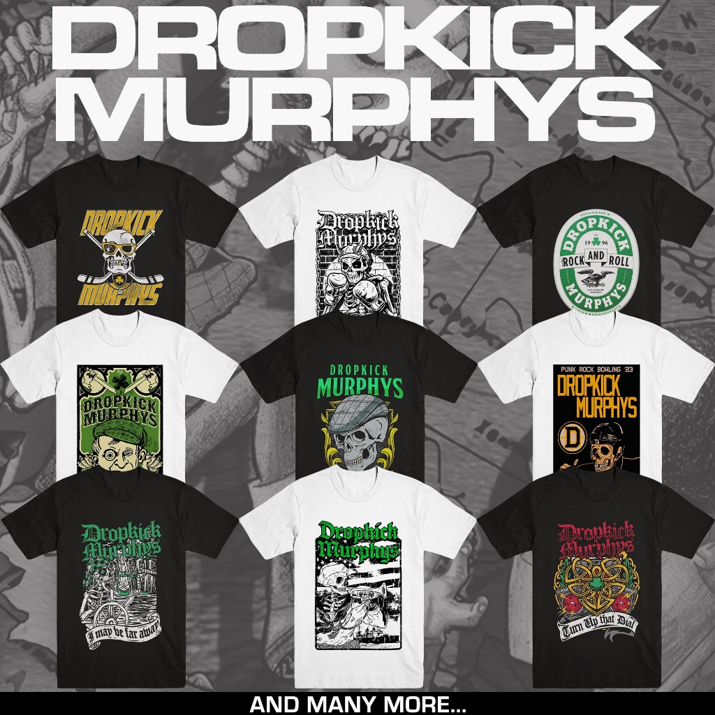 DROPKICK MURPHYS | T-SHIRT BAND | CELTIC PUNK | MERCHANDISE
