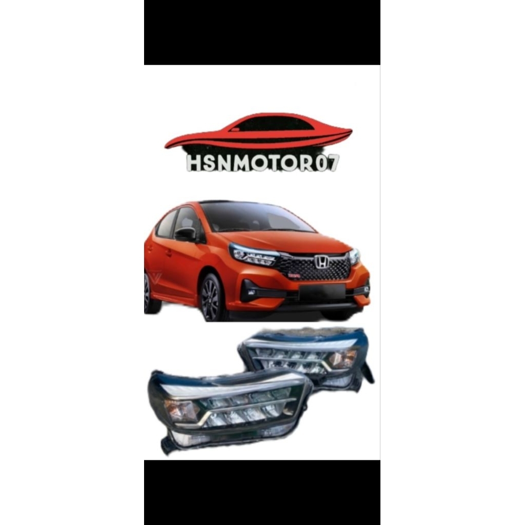 Headlamp lampu depan honda brio rs LED 2024 original
