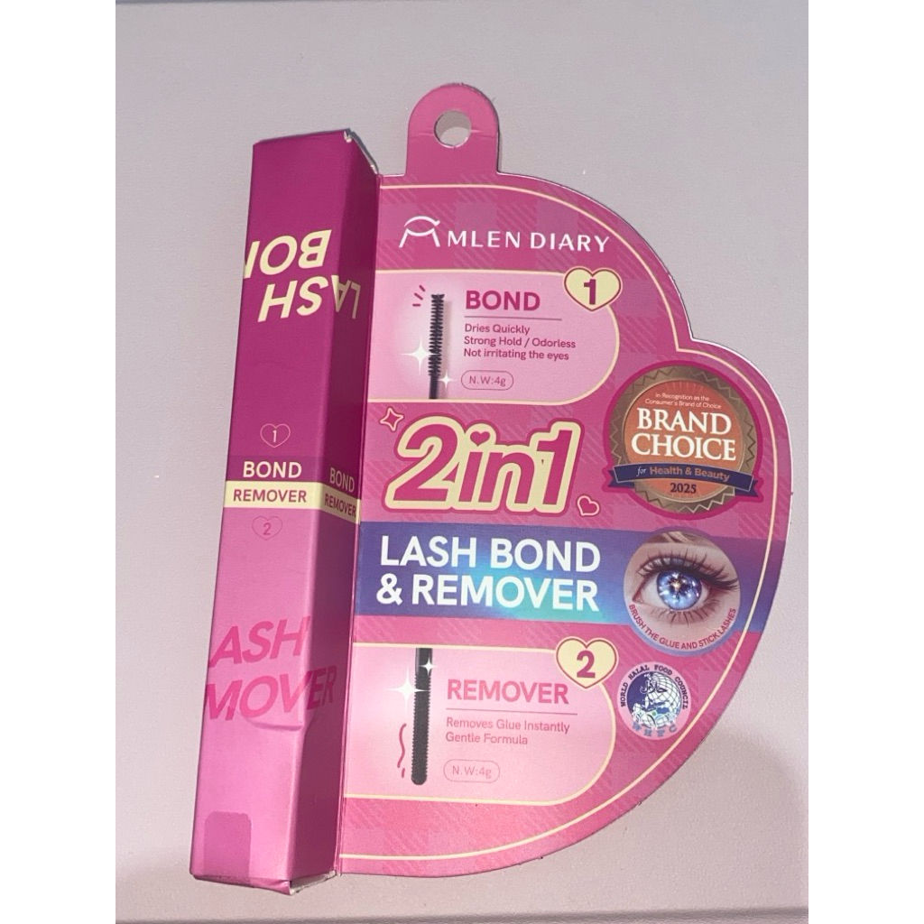 Lash Bond Mlen Diary 2in1