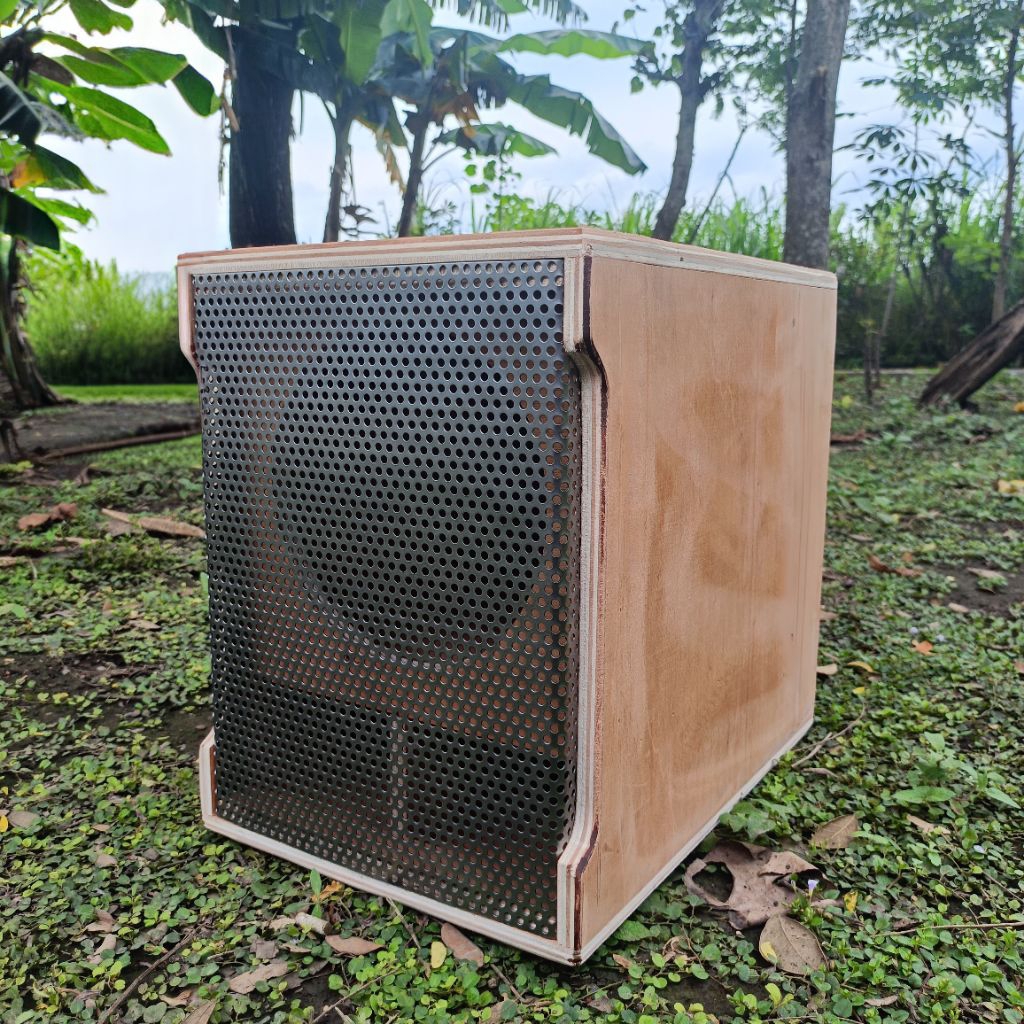 Box Speaker Miniscoop 8 Inch Bahan Tebal 12mm plus Grill