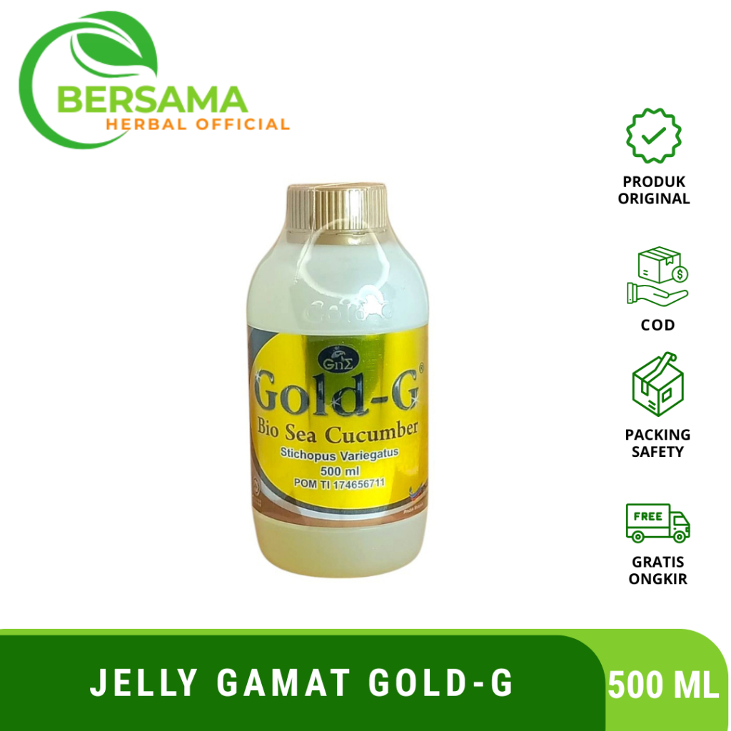 Gold G 500 ml Bio Sea Cucumber | Gamat Gold G 500 ml | Jelly Gamat Gold G 500ml