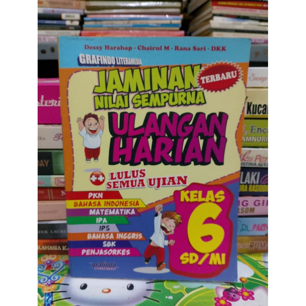 BUKU ULANGAN HARIAN LULUS SEMUA UJIAN KELAS 6 SD (ORIGINAL)