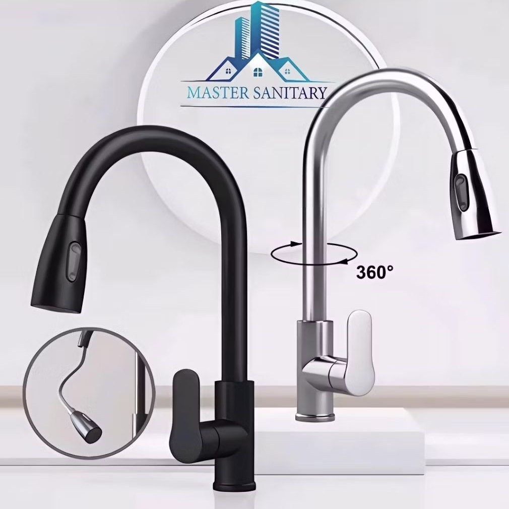 Kran Tarik Kitchen Sink Stainless Hitam /Kran Kitchen Sink Stainless Hitam Tarik