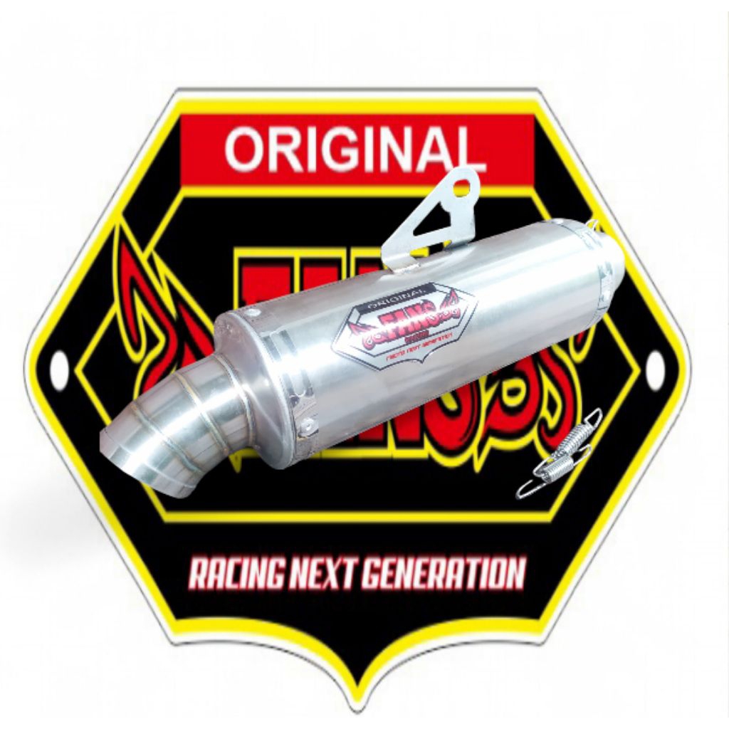 Slincer Selincer Knalpot Fans Racing series 1 Jupiter MX OLD NEW VIXION SATRIA FU GSX CBR MX KING By