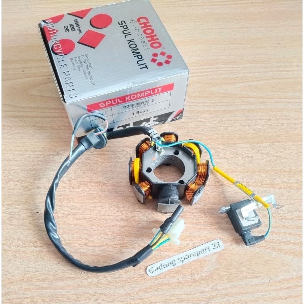 Spool Spul Stator Assy Honda Tiger Revo Tirev Tiger New 2008 Original Choho