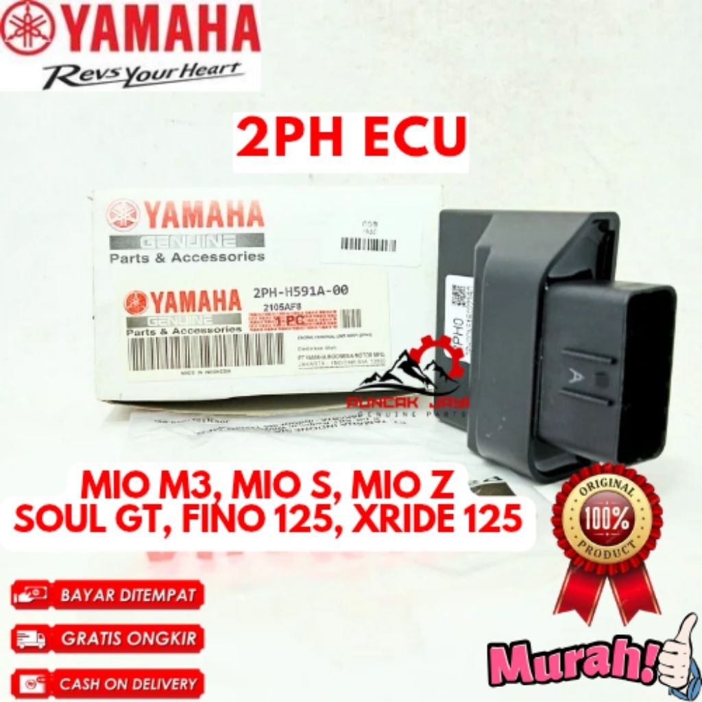 ECU ORIGINAL YAMAHA KODE 2PH, ECU MIO M3, ECU MIO S, ECU MIO Z, ECU SOUL GT, ECU FINO 125, ECU XRIDE