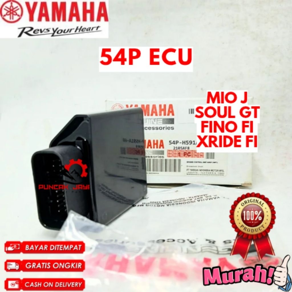 ECU ORIGINAL YAMAHA KODE 54P, ECU MIO J, ECU SOUL GT, ECU SOUL GT, ECU FINO FI, ECU XRIDE