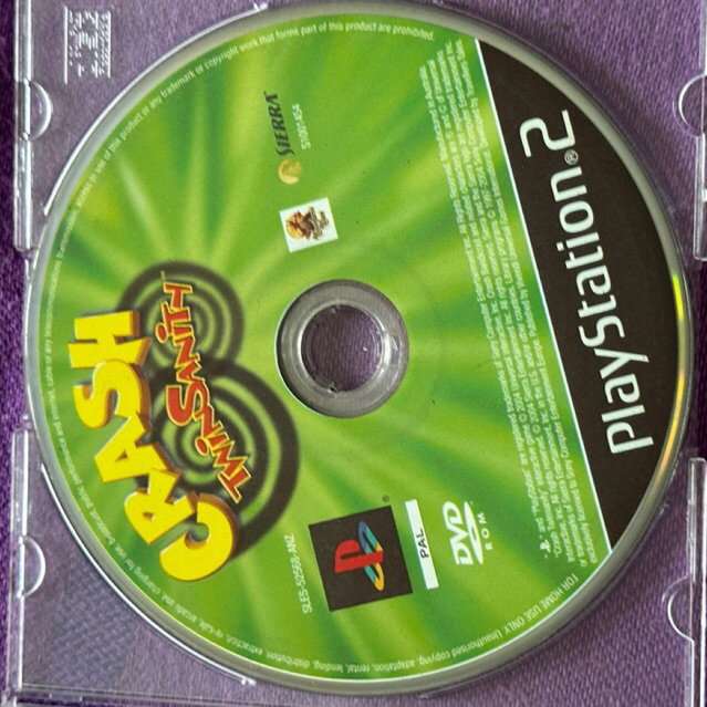 kaset ps2 ori pal crash twinsanity