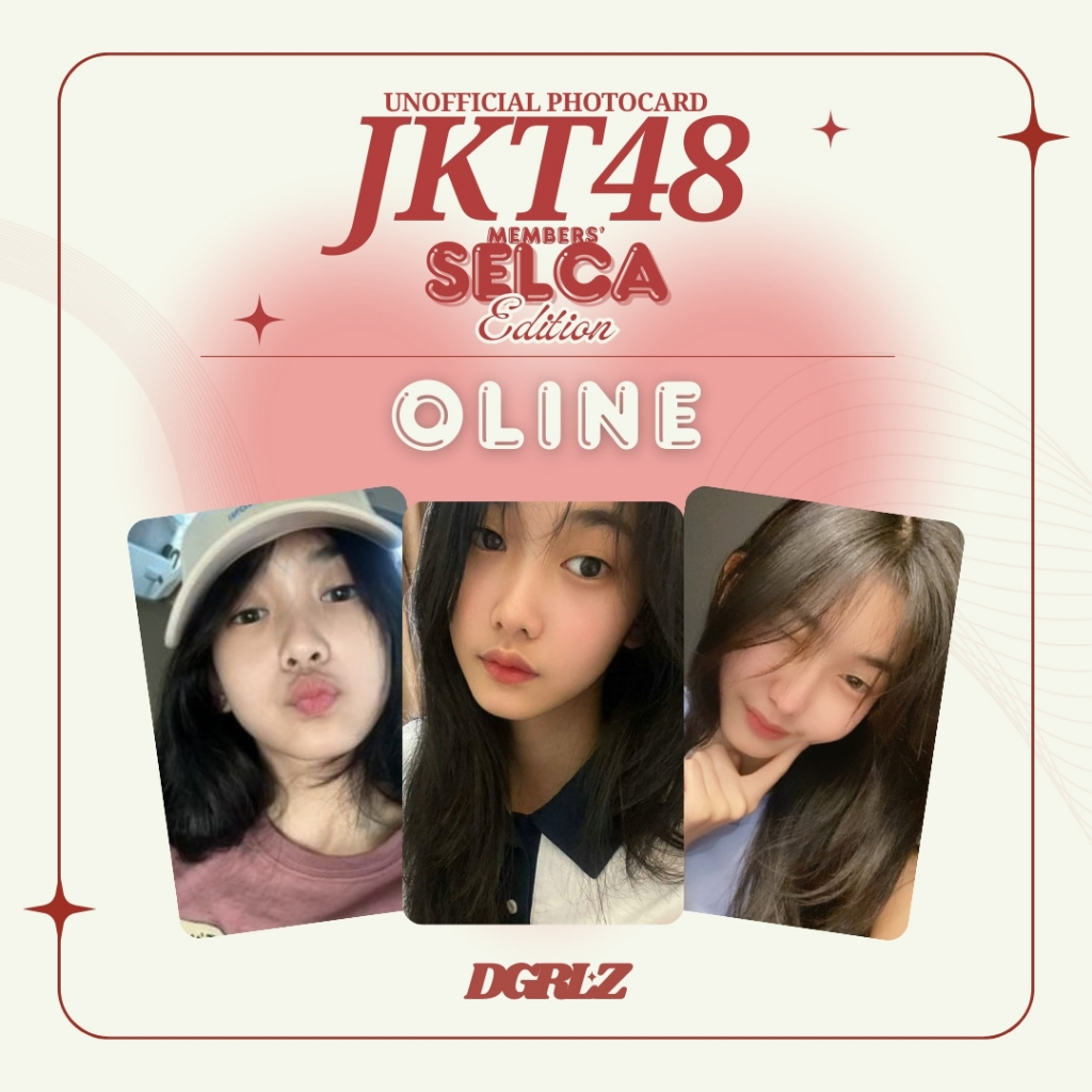 PREMIUM JKT48 OLINE PHOTOCARD "SELCA ED." BY DGRLZ