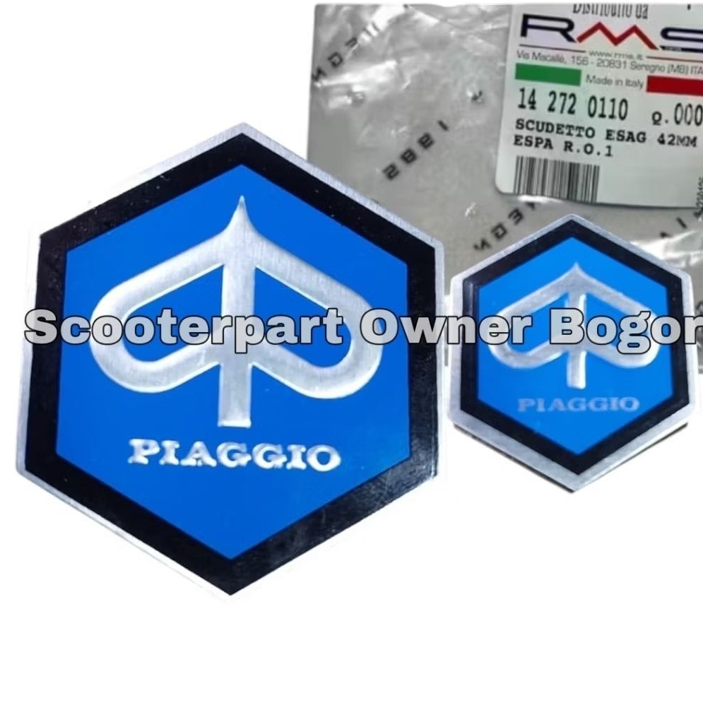 Emblem Chung Dasi Hidung Batok Stang RMS Original Vespa Super Sprint PX PTS Special
