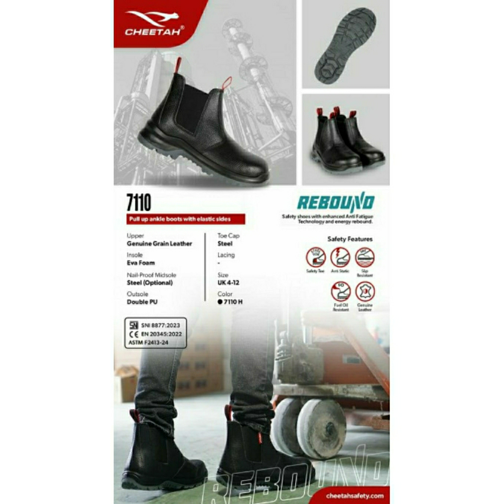 Cheetah-Safety Shoes