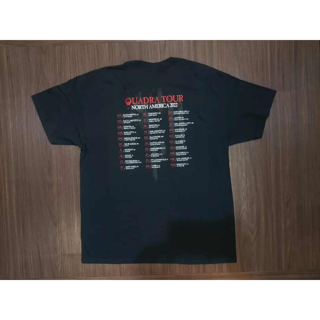 Kaos Sepultura Tour 2002 Official Merchandise