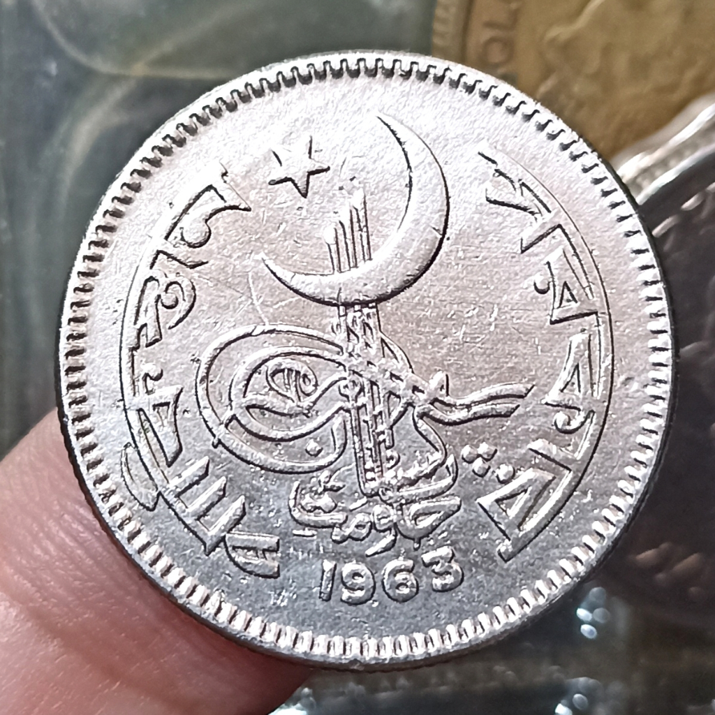 Koin Kuno Pakistan 50 Paisa Tahun 1963