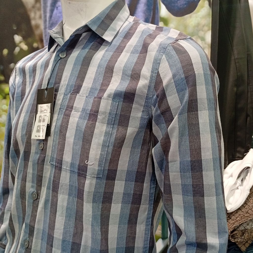 KEMEJA WATCHOUT PRIA LENGAN PANJANG SLIMFIT WATCHOUT JEANS