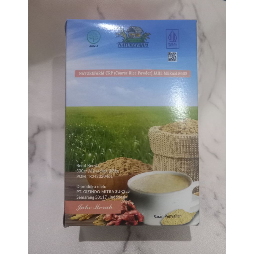 Tepung Mata Beras Merah Rasa Jahe / CRP Jahe