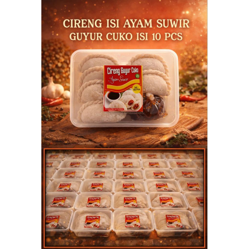 cireng ayam suwir/cireng guyur/cireng/cireng ayam