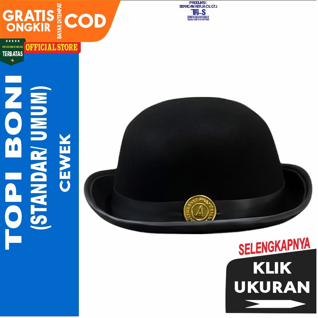 Boni Pramuka | Boni Pramuka Perempuan | Topi Boni Pramuka Putri | Topi Pramuka Boni | Topi Boni Peng