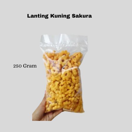 Lanting Kuning Sakura Kerupuk Singkong Rasa Gurih Renyah Makanan Ringan Khas Purworejo 250gram
