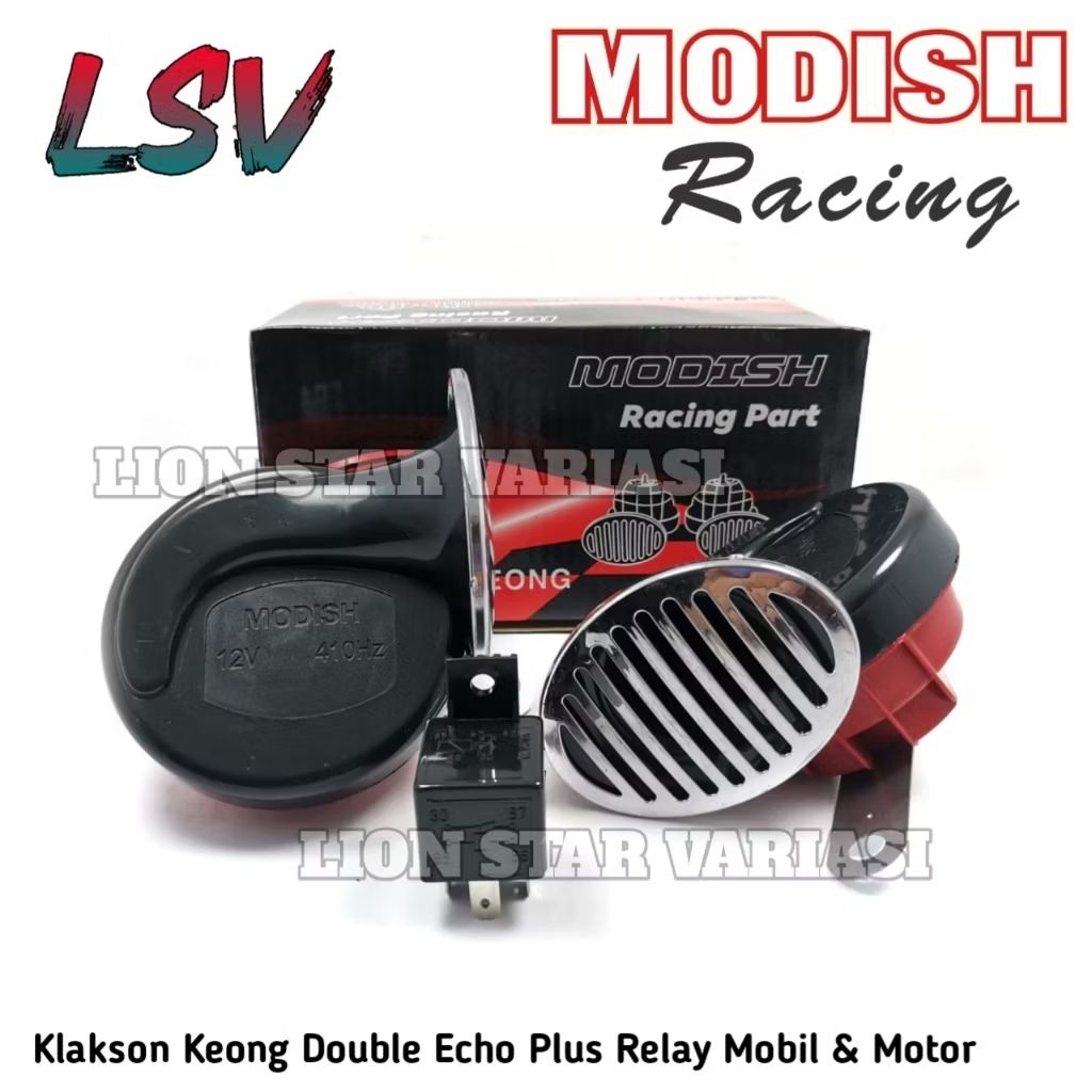 KLAKSON KEONG 12 volt double untuk motor dan mobil