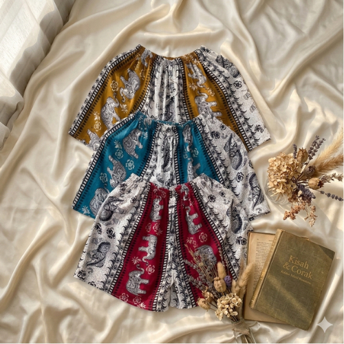 Celana Pendek Gajah Rayon Bali Premium Minimalis Hotpants Cewek Dan Cowok Viral Silmple Murah Jumbo