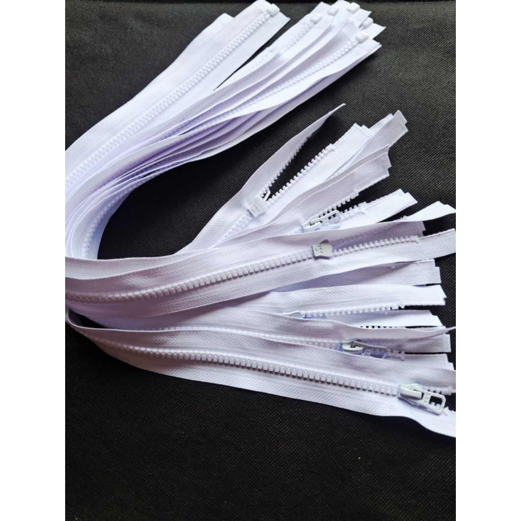 Resleting jaket panjang 50 cm yee