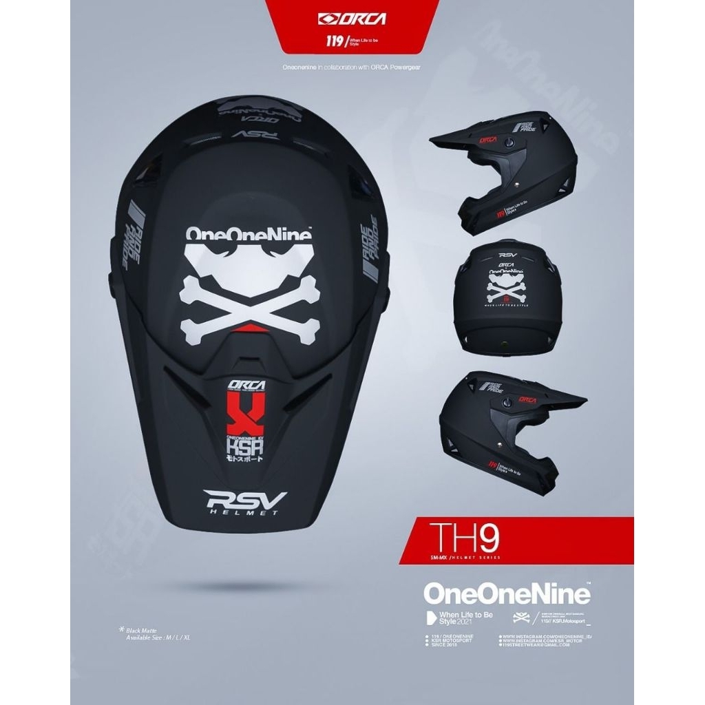 HELM ORCA ONEONENINE TH-9 REAPERS ORIGINAL