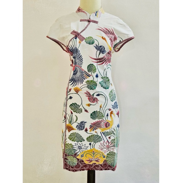 Qipao Dress Batik Burung