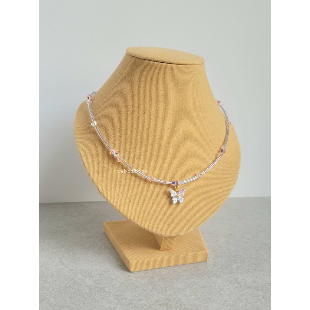 Gelang Manik Friendship Bracelet Kalung Manik Crystal Papillon Necklace