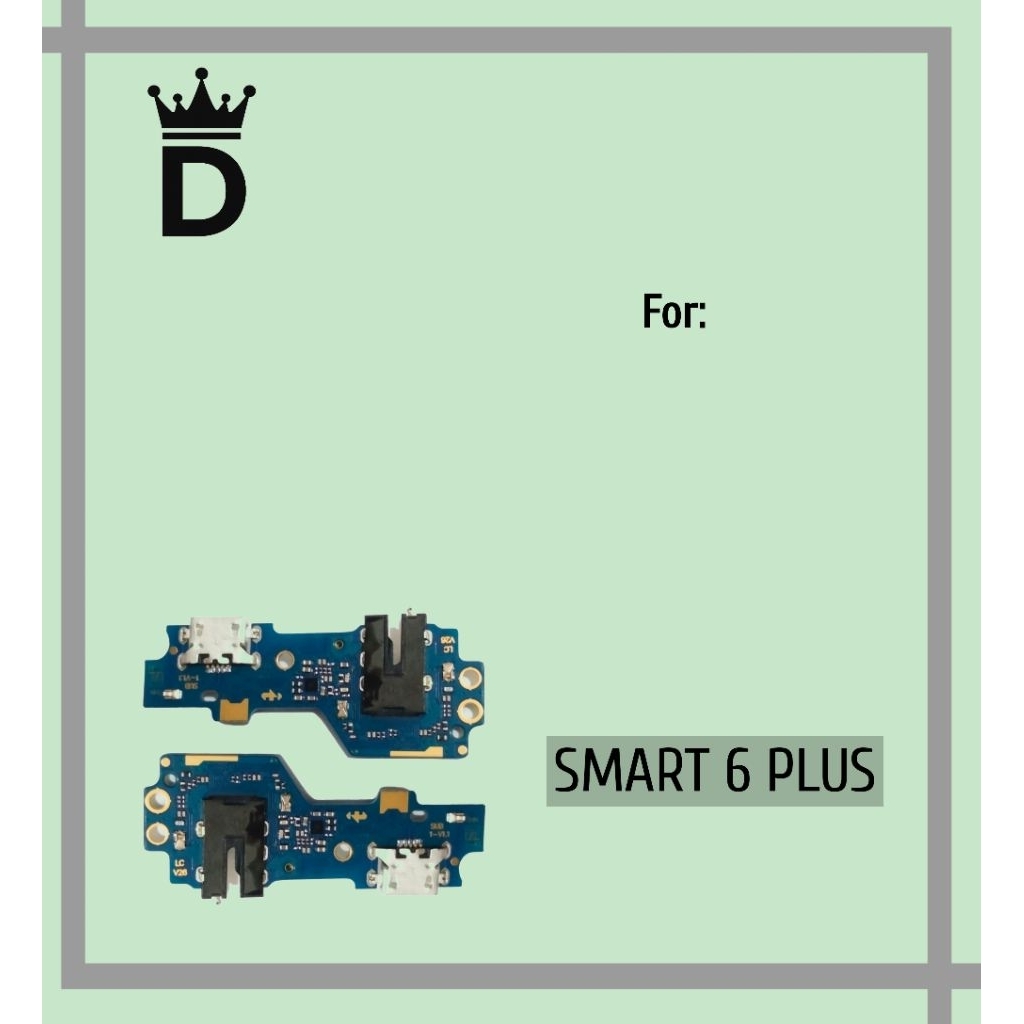 PAPAN CAS INFINIX SMART 6 PLUS KONEKTOR CHARGER