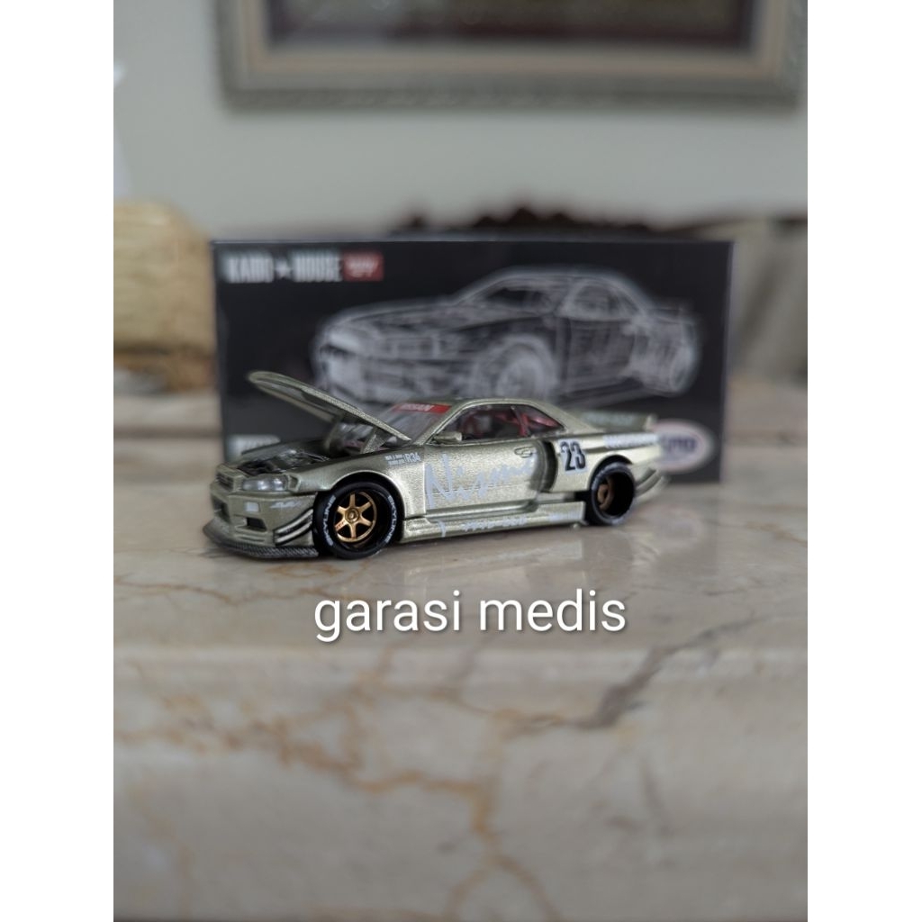 MINIGT KAIDO HOUSE #103 NISSAN SKYLINE GTR R34 NISMO