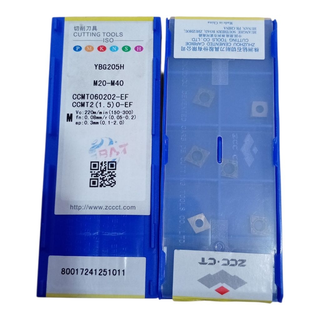 INSERT CCMT 060202-EF ZCC ORIGINAL INSERT BUBUT