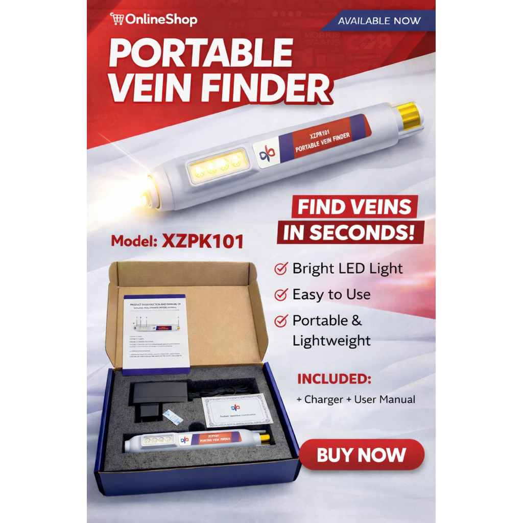 Alat pencari vena/Portable vein finder/Vein finder detector/Vein viewer XZPK101