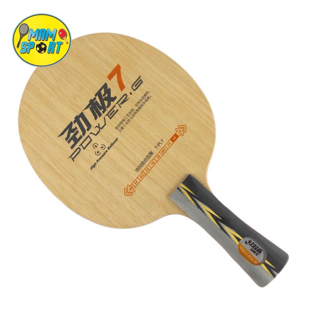 Kayu Bet Pingpong Tenis Meja DHS POWER G PG7 7PLY Original