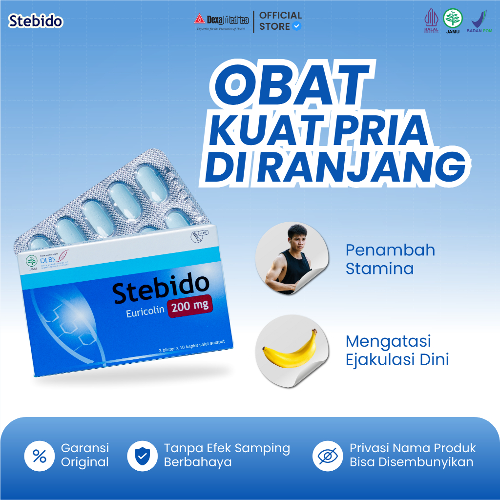 Stebido - Tingkatkan Stamina Tanpa Kendor