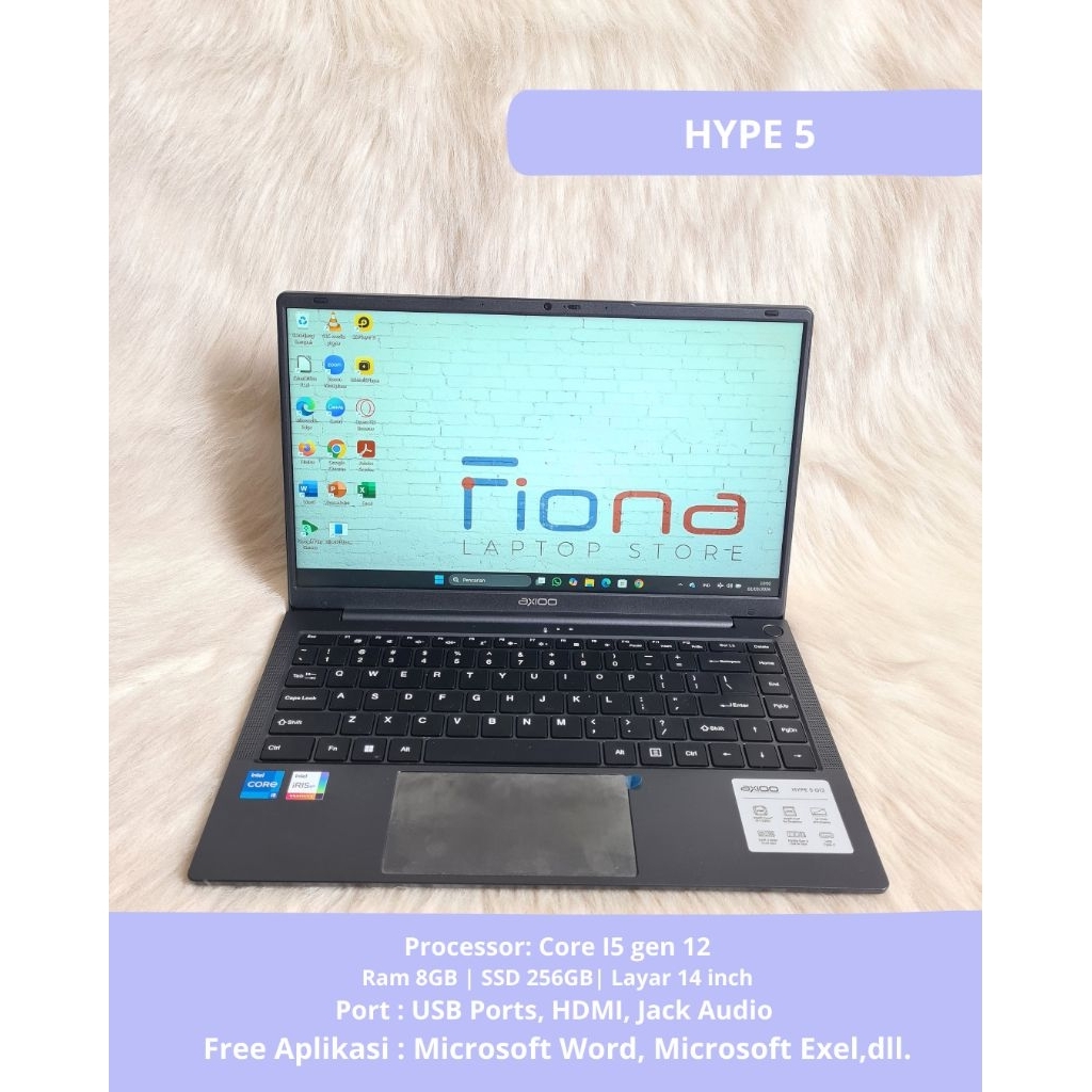 Laptop Hype 5 | Core i5 Gen 12 | Ram 8gb SSD 256gb (l20749)