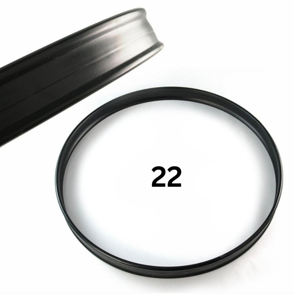 Ring Hoop Bass Drum FBQ22 22 inci Black Matte Original