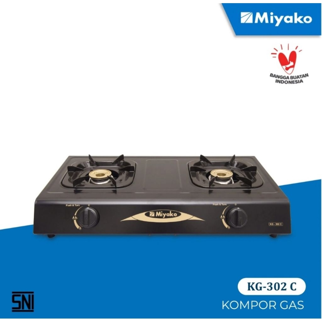 KOMPOR 2 TUNGKU MIYAKO TIPE 302C